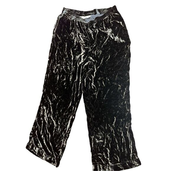 BEAUTIFUL Soft Surroundings Pull On Wide Leg Pants Women's size PETITE large bro - Picture 2 of 8